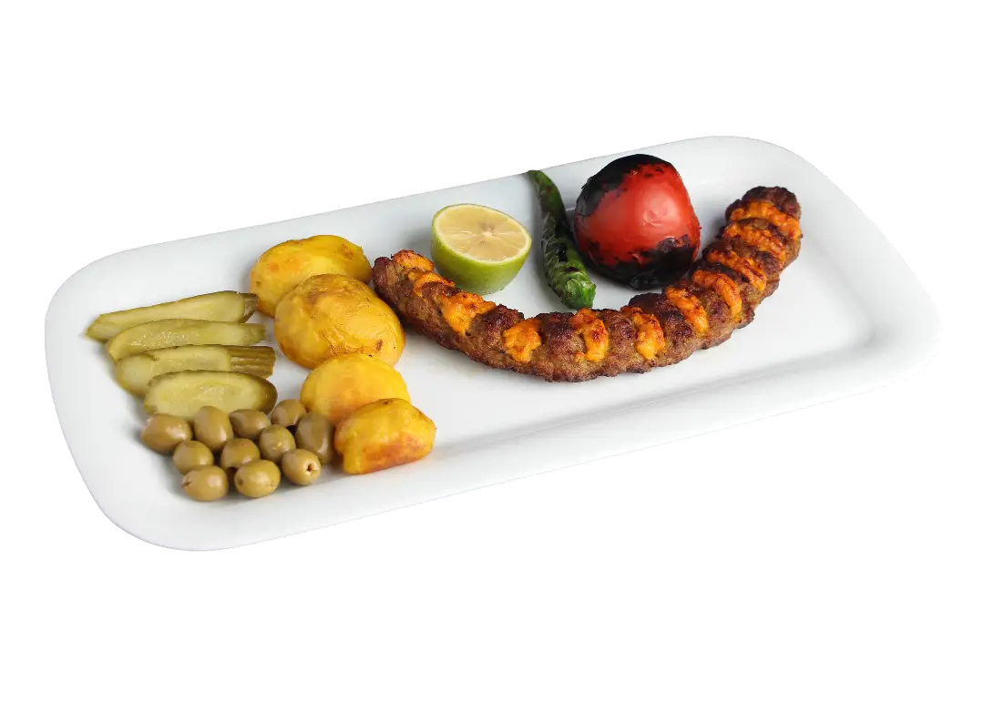 خوراک کباب لقمه زعفرانی نگین دار