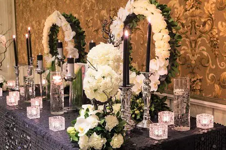 گل آرایی و شمع آرایی