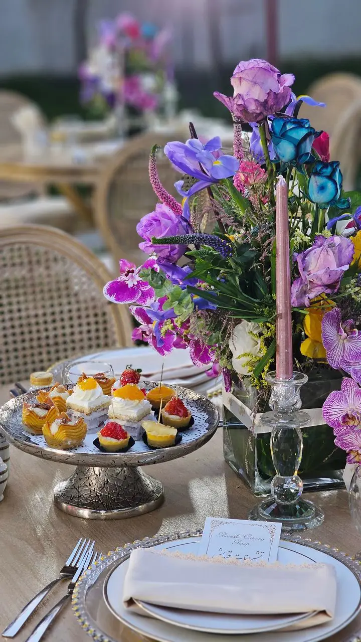 منوهای پذیرایی