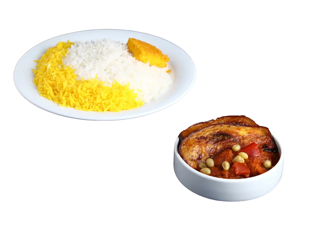 چلو خورشت مسما بادمجان